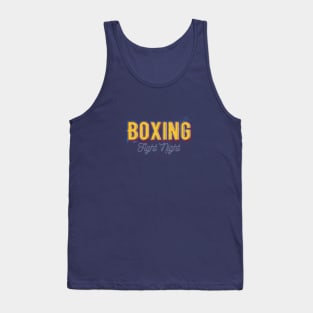 Boxing Fight Night, 80s design Tank Top